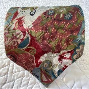 SALE 3/$10 Towncraft Multicolor Floral Water Color Print Tie